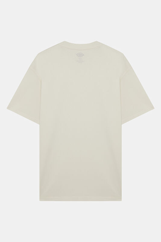Relax Fit Cream Crew Neck Printed Men's T-Shirt 2