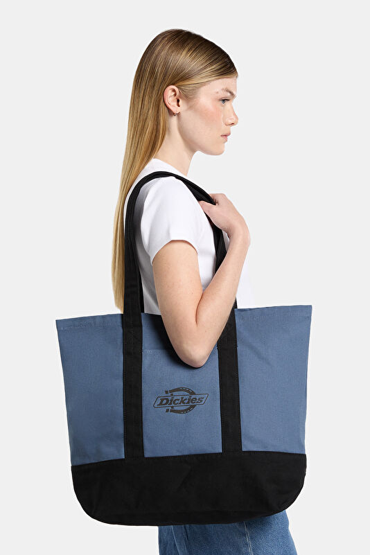 Logo Canvas İndigo Çanta