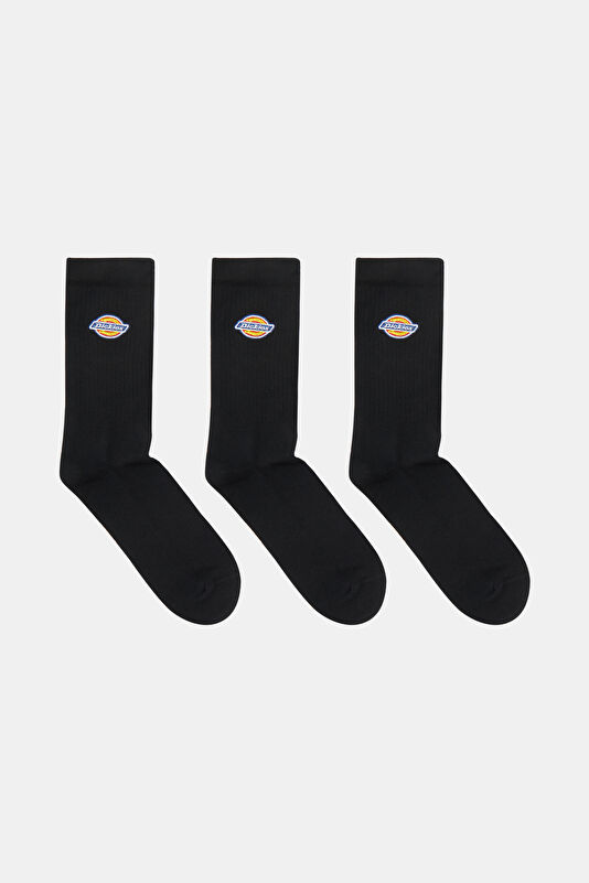 3-Pack Valley Grove Black Socks