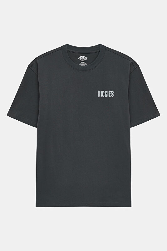 Relax Fit Grey Crew Neck Printed Men's T-Shirt
