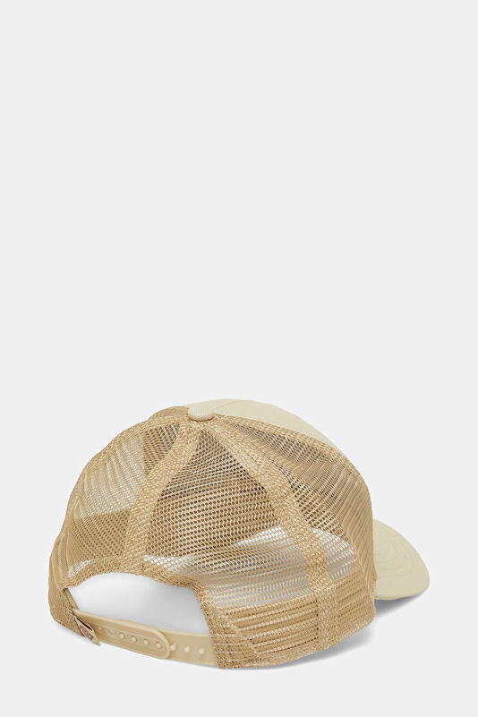 Hanston Trucker Beige Embroidered Hat 2