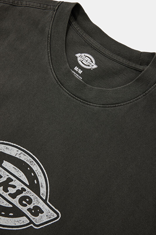 Relax Fit Anthracite Crew Neck Printed Men's T-Shirt 3