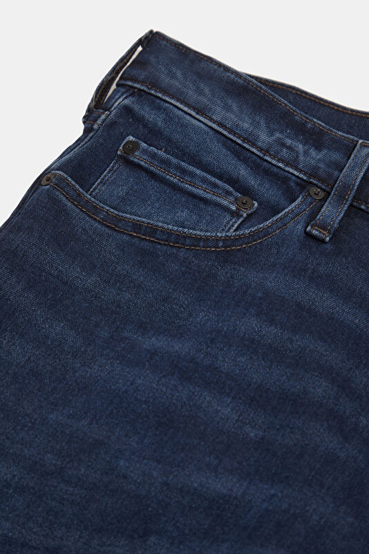 Mavi Boru Paça Erkek Jean Pantolon 4