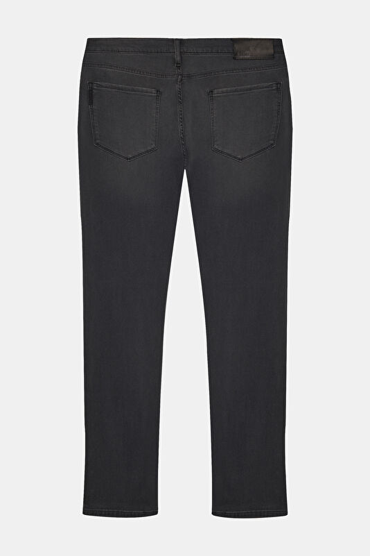 Gray Slim Leg Cotton Viscose Men's Jeans 2