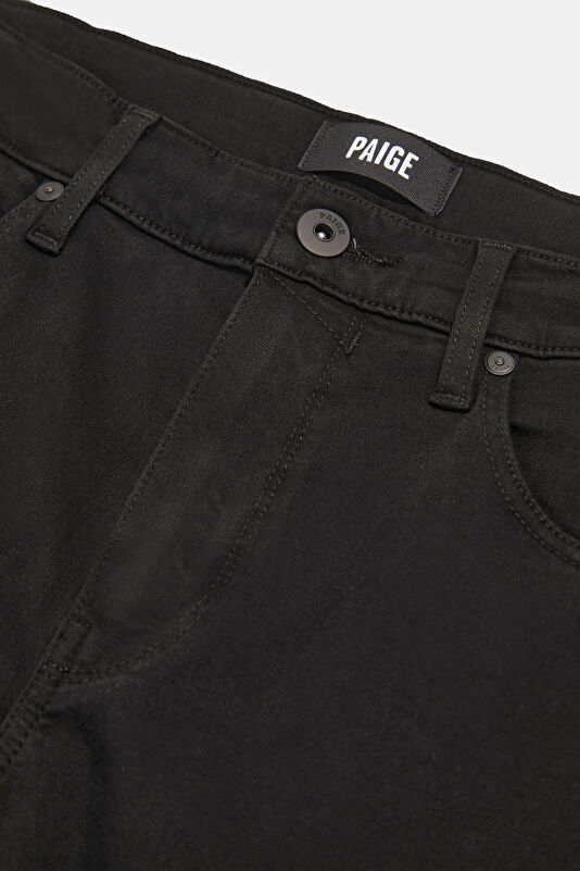 Black Straight Leg Cotton Viscose Men's Jeans 3