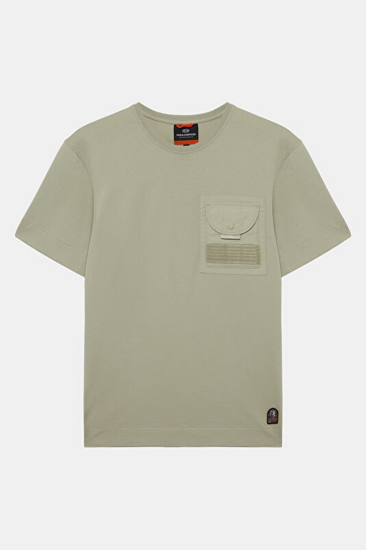 Relax Fit Light Green Crew Neck Men's T-Shirt