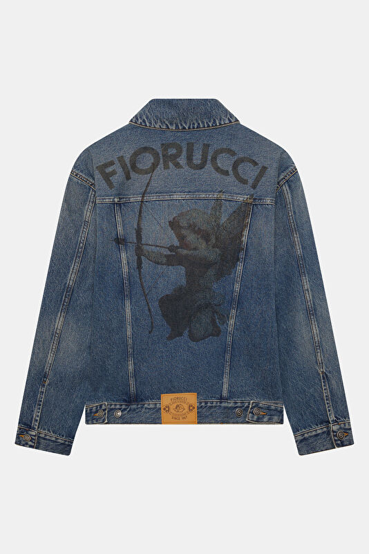 Blue Buttoned Men's Jacket 2