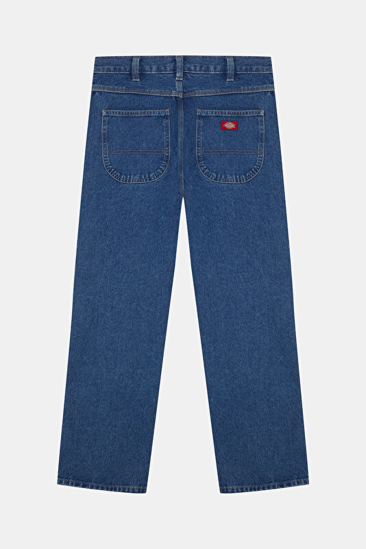 Relax Fit Blue Wide Leg Men's Jeans 2