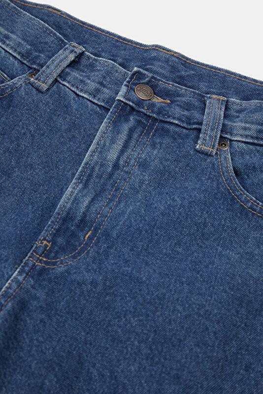 Relax Kalıp Mavi Straight Erkek Erkek Jean Pantolon 3