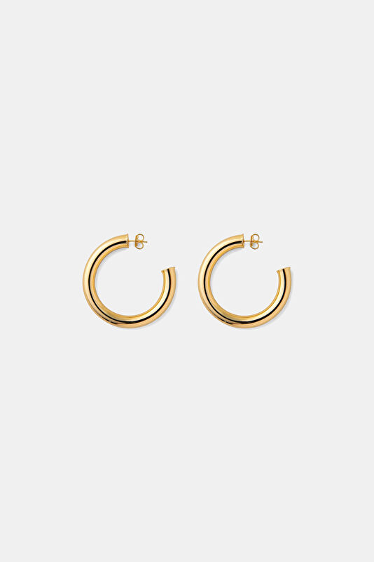 Kayo Hoops Gold Plated Earrings 3