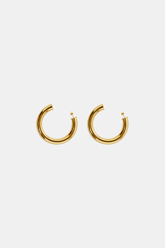 Kayo Hoops Gold Plated Earrings