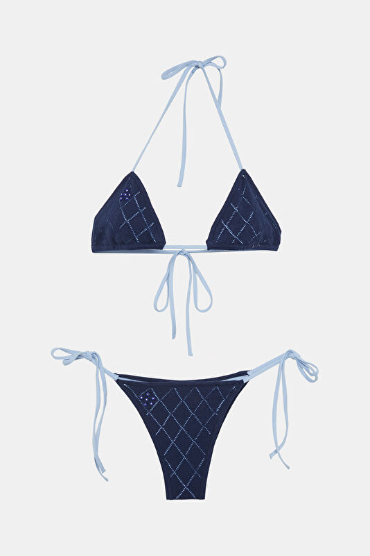 Navy Blue Women's Bikini