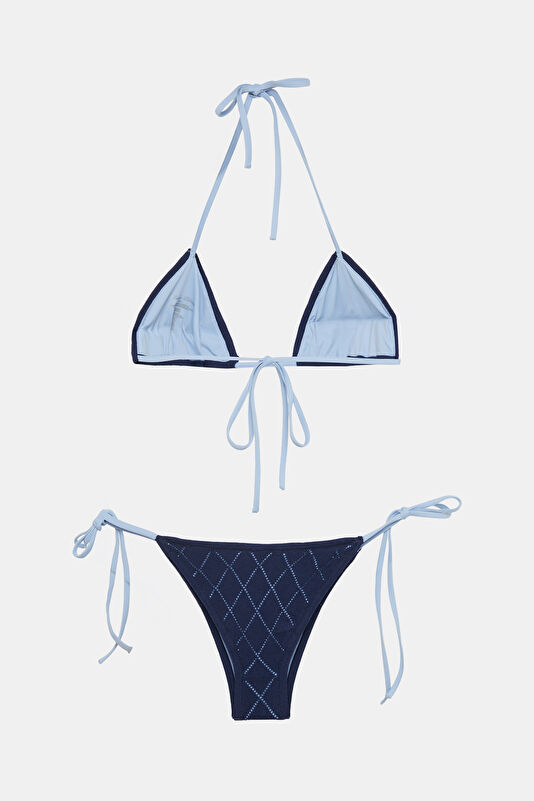 Navy Blue Women's Bikini 2