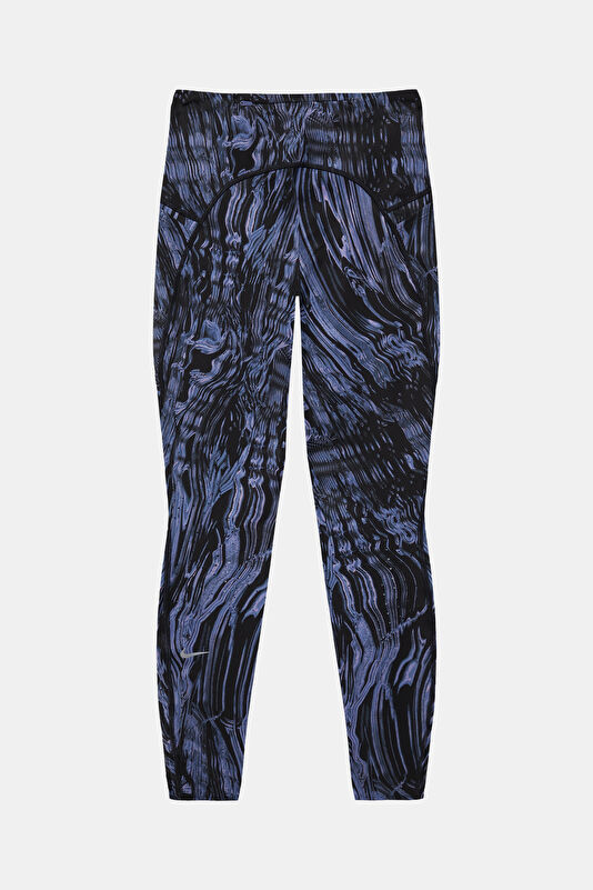 Dri-FIT Swift HR 7/8 Lacivert Desenli Kadın Tayt 2