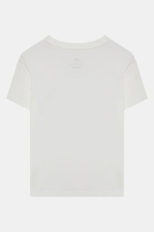 Sportswear Chill Beyaz O Yaka Kadın T-Shirt 2