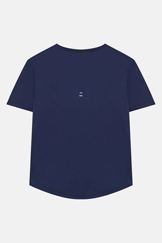 Tempo Lacivert O Yaka Kadın T-Shirt 2