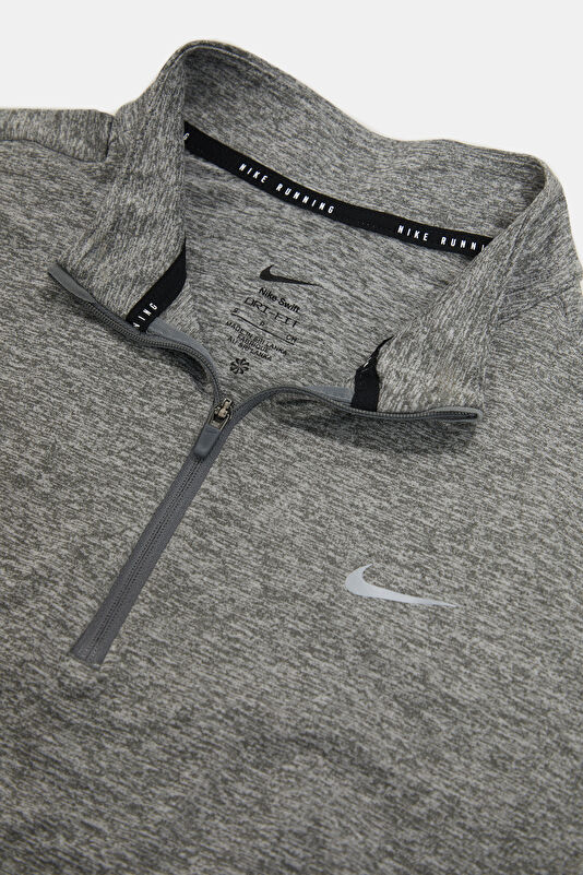 Swift Gri Melanj V Yaka Kadın Sweatshirt 3