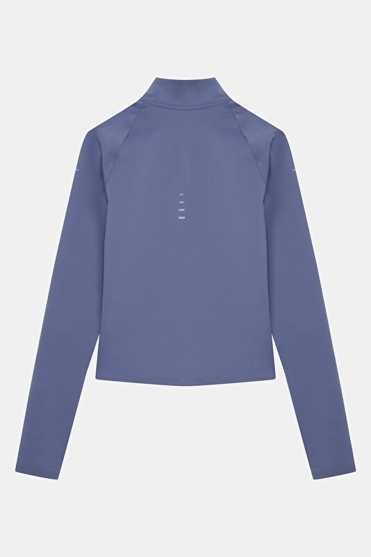 Swift Lacivert Dik Yaka Kadın Sweatshirt 2