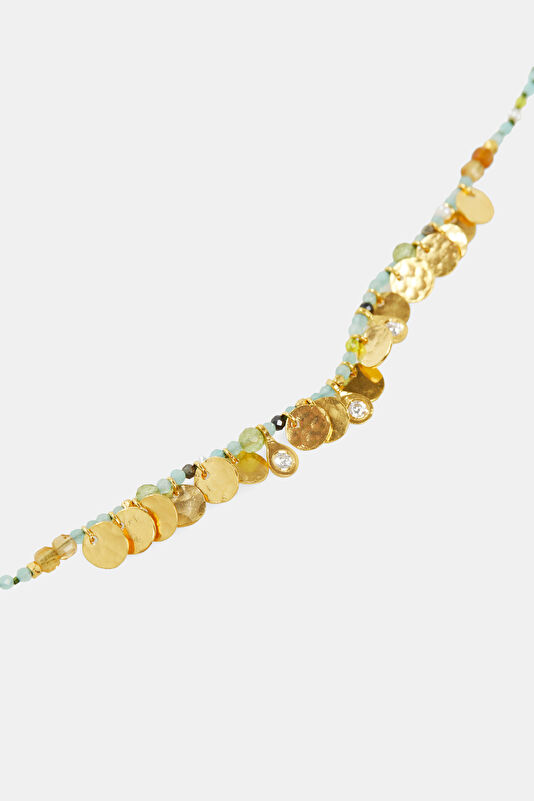 Turquoise Gold Plated Necklace 2