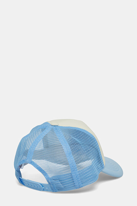 Light Blue Embroidered Hat 2