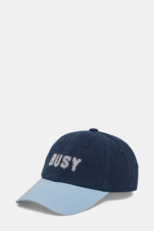 Navy Embroidered Hat