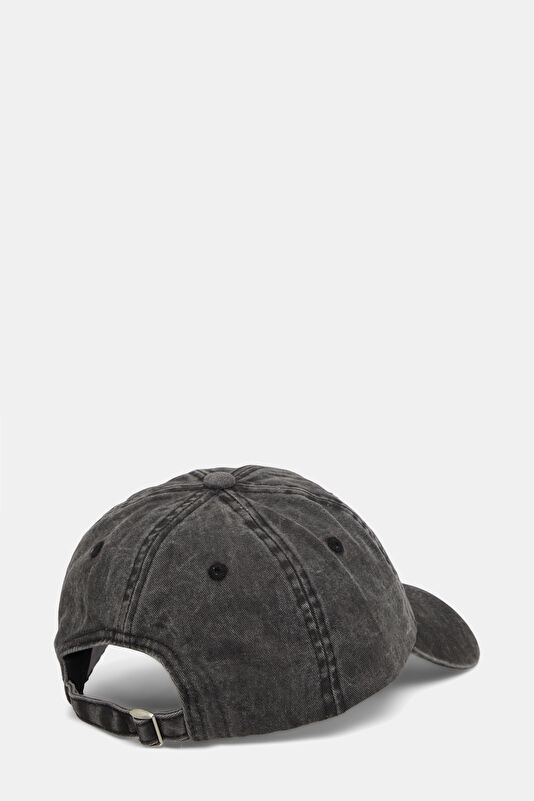 Black Embroidered Hat 2