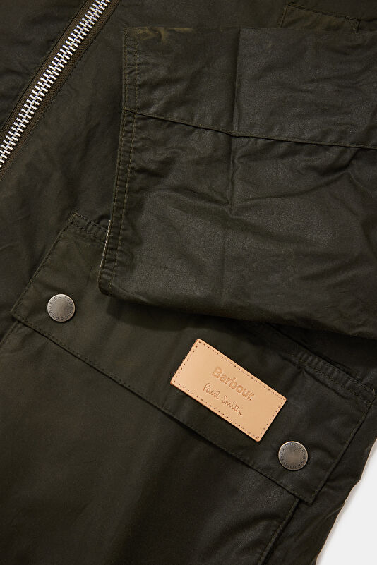 X Paul Smith Bedale Wax Haki Kadın Kaban 4