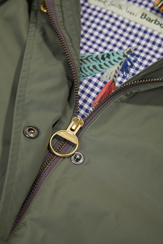 X Paul Smith Broomhill Showerproof Açık Haki Kadın Mont 4