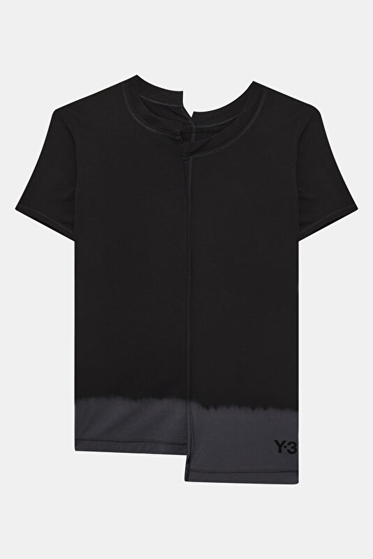 Siyah V Yaka Kadın T-Shirt