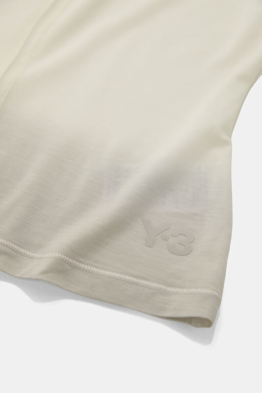 Beyaz V Yaka Kadın T-Shirt 4