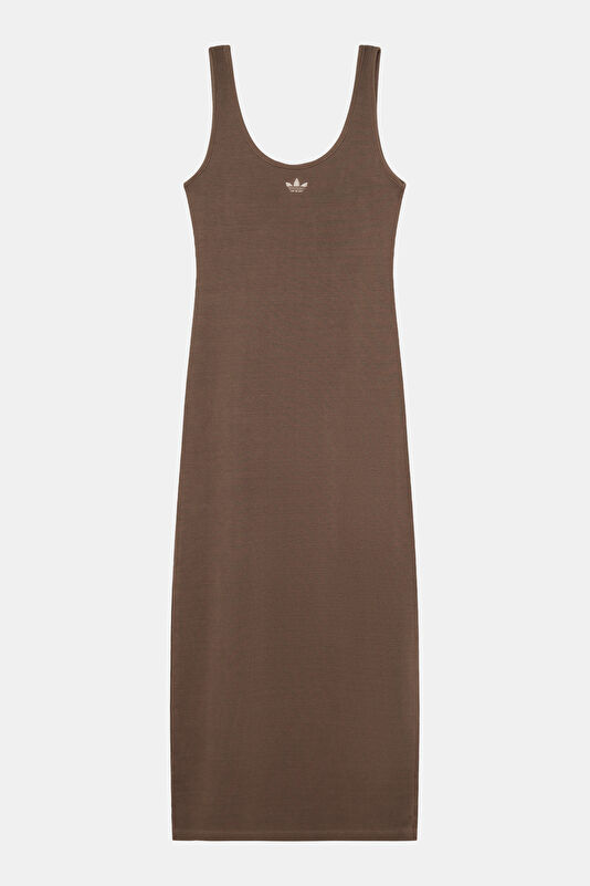 Brown Midi Women's Dress