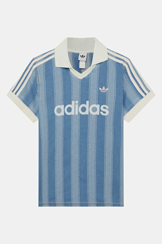 Mavi Polo Yaka Kadın T-Shirt