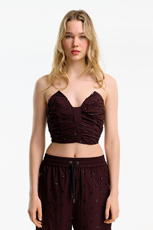 Burgundy Women's Blouse
