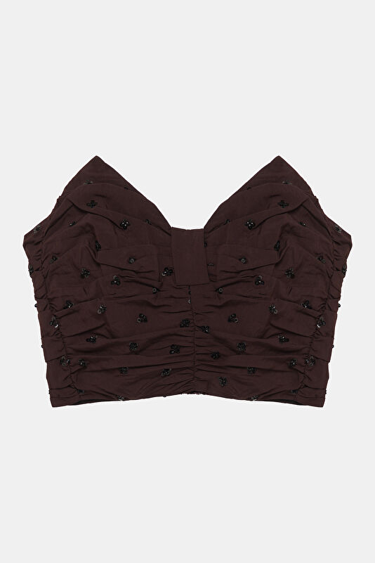 Burgundy Women's Blouse 3