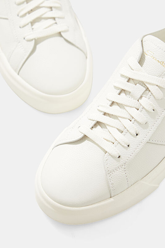 White Men's Sneakers 4