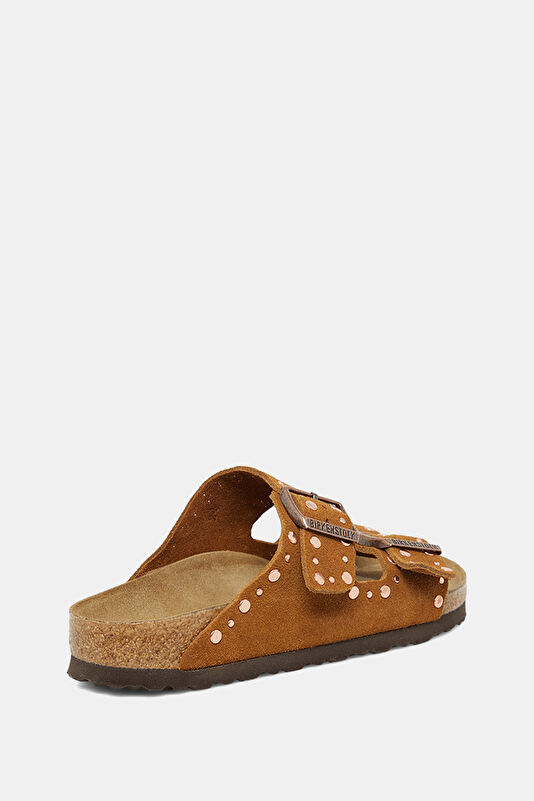 Arizona Vl Rivets Tan Women's Slippers 3