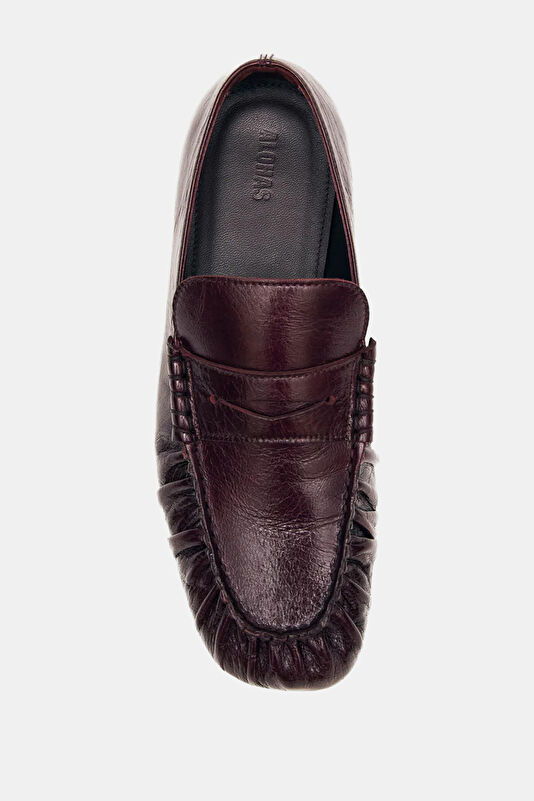 Aven Rift Leather Bordo Kadın Ayakkabı 3