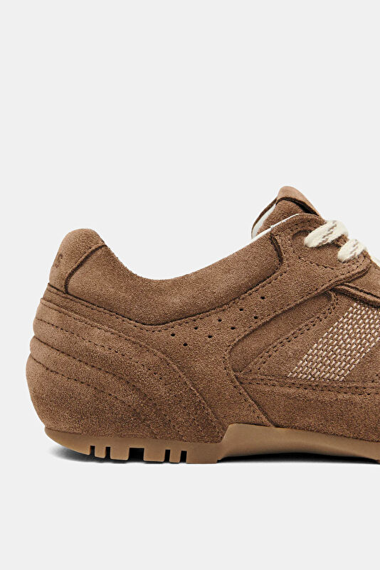 Tb.56 Suede Leather Taba Kadın Spor Ayakkabı 3