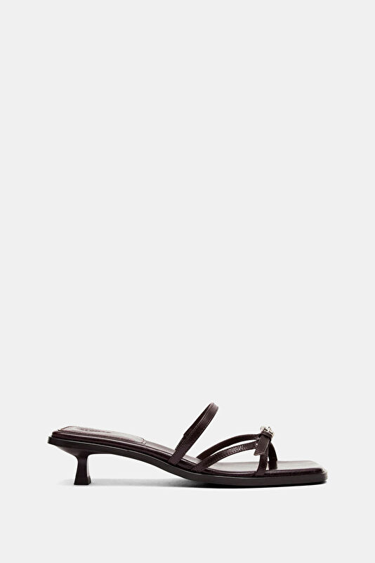 Liko Rift Leather Dark Brown Women's Sandals