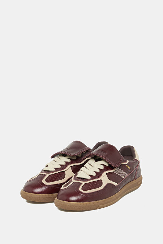 Tb.490 Club Onix Deep Bordo Leather Kadın Spor Ayakkabı 2