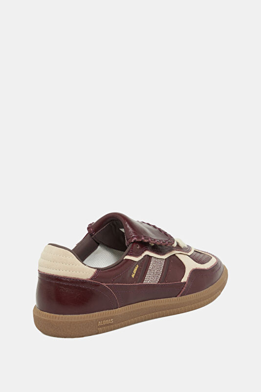 Tb.490 Club Onix Deep Bordo Leather Kadın Spor Ayakkabı 3