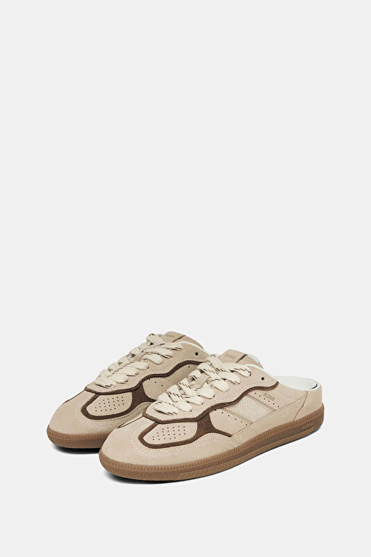 Tb.490 Mule Leather Cream Women's Sneakers 2