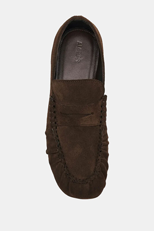 Aven Suede Leather Koyu Kahve Kadın Ayakkabı 3
