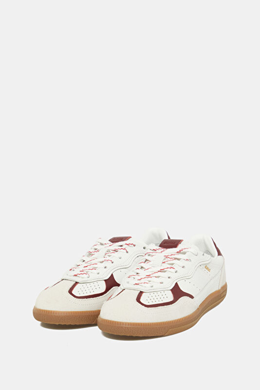 Tb.490 Rife Grain Leather Burgundy Women's Sneakers 2