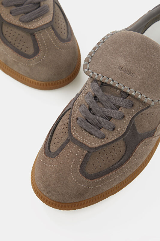 Tb.490 Club Suede Leather Gray Women's Sneakers 4