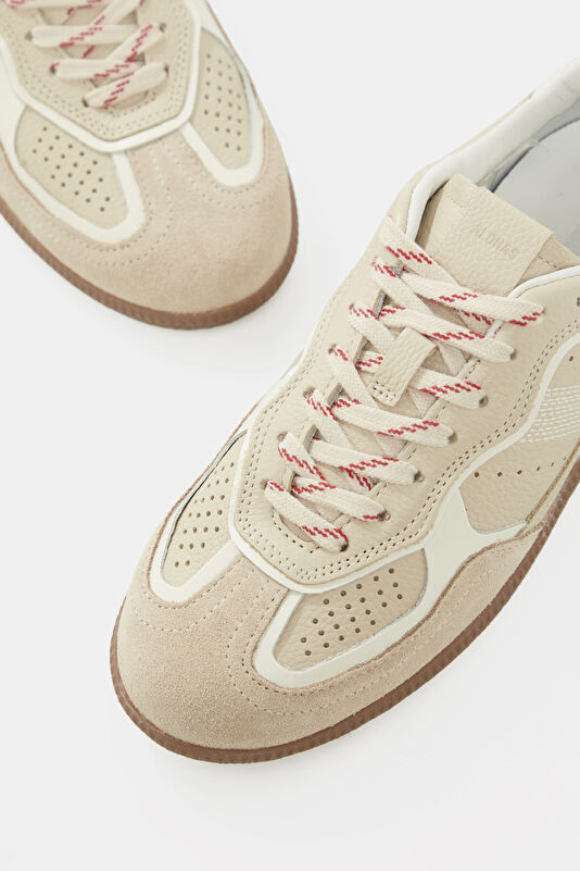 Tb.490 Rife Grain Leather Cream Women's Sneakers 4