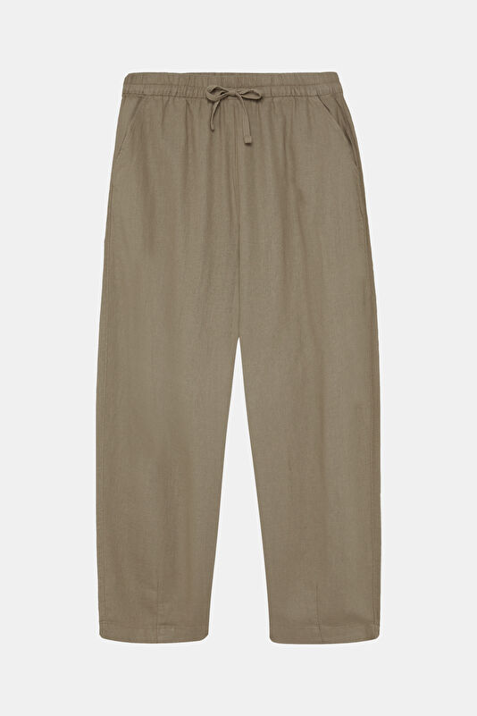 Mink Straight Linen Women's Pants