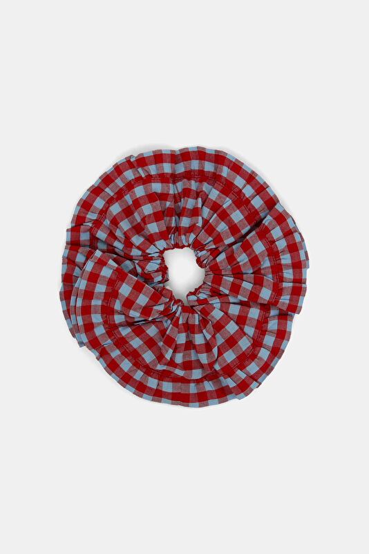 Red Plaid Hair Clip