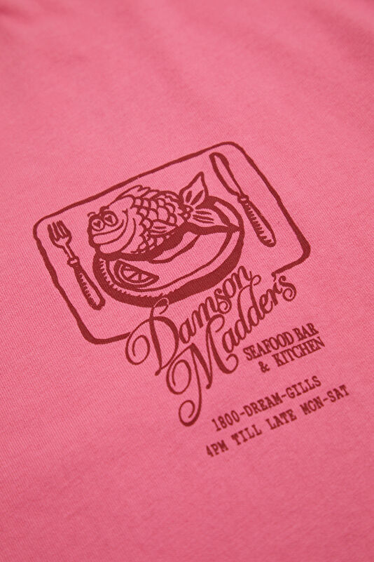 Pink Crew Neck Women's T-Shirt 4