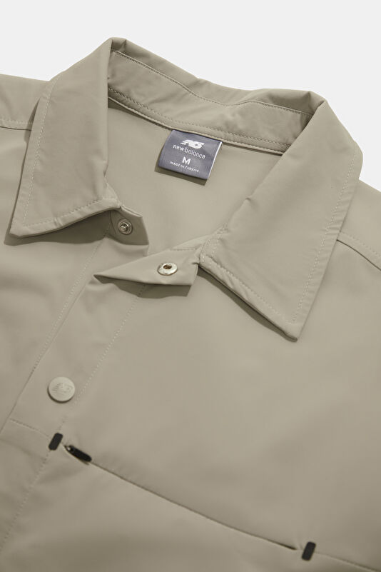 Beige Buttoned Men's Jacket 3